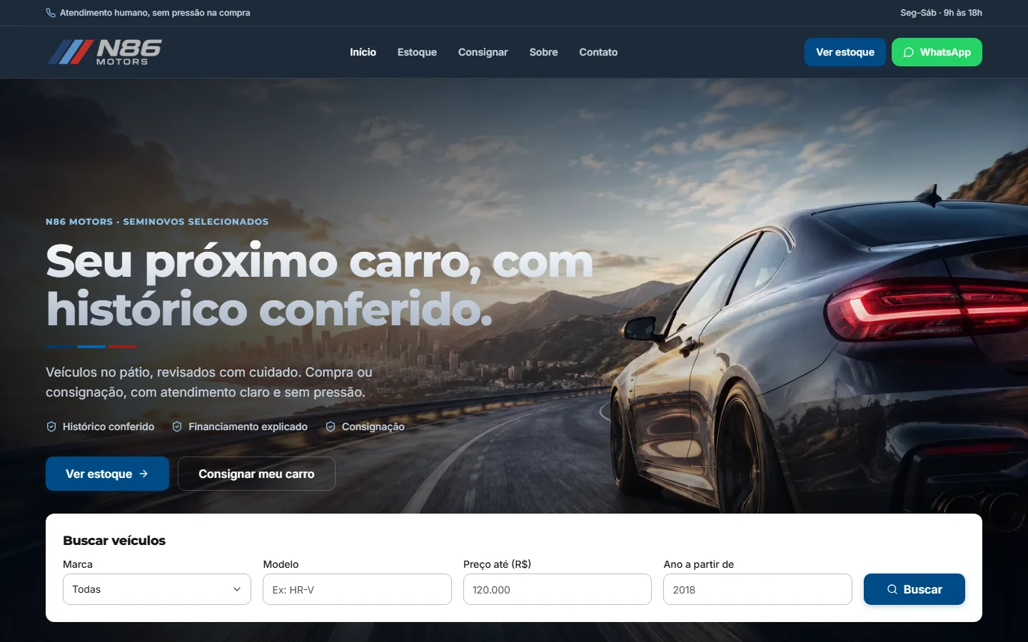 Plataforma N86 Motors