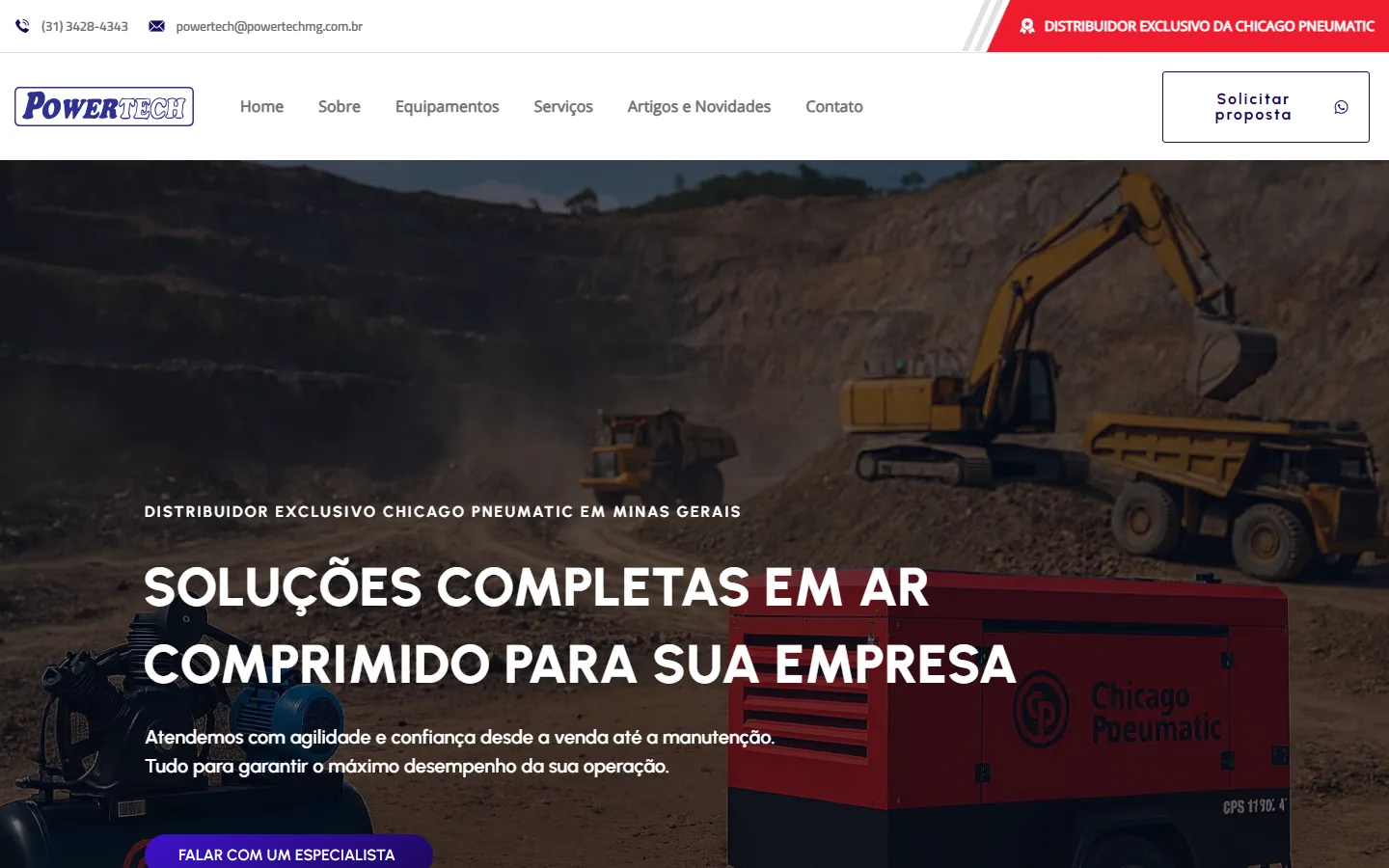 Site Powertech MG